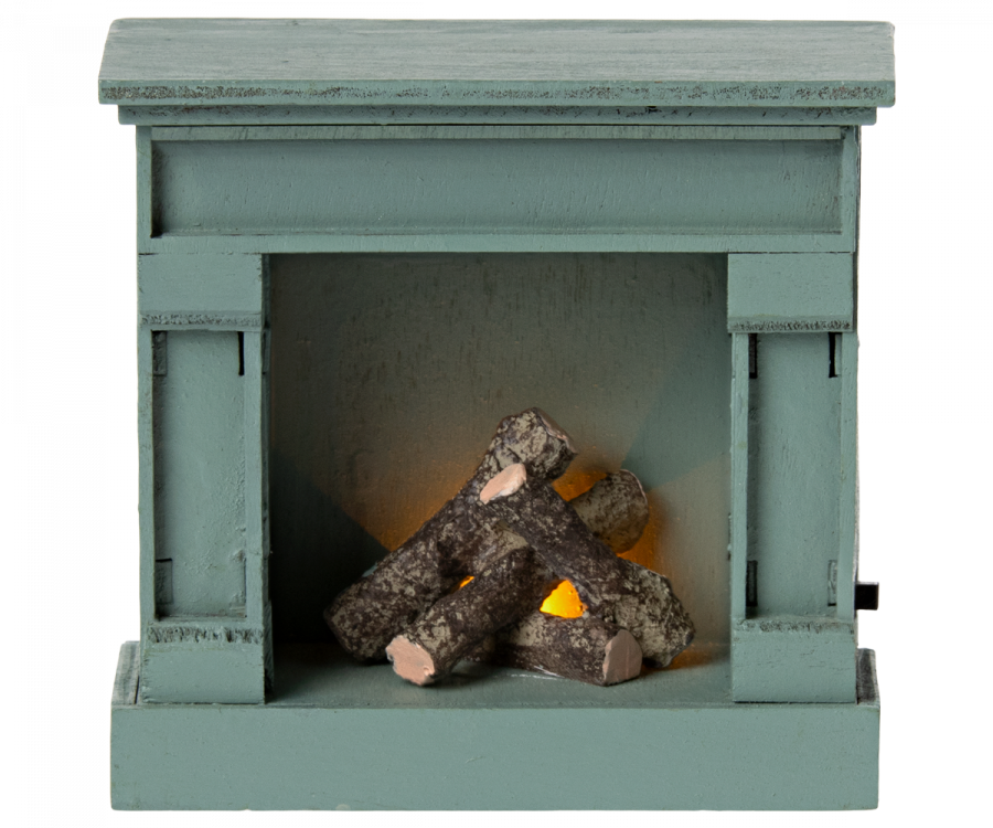Chimenea en miniatura - Azul vintage MAILEG