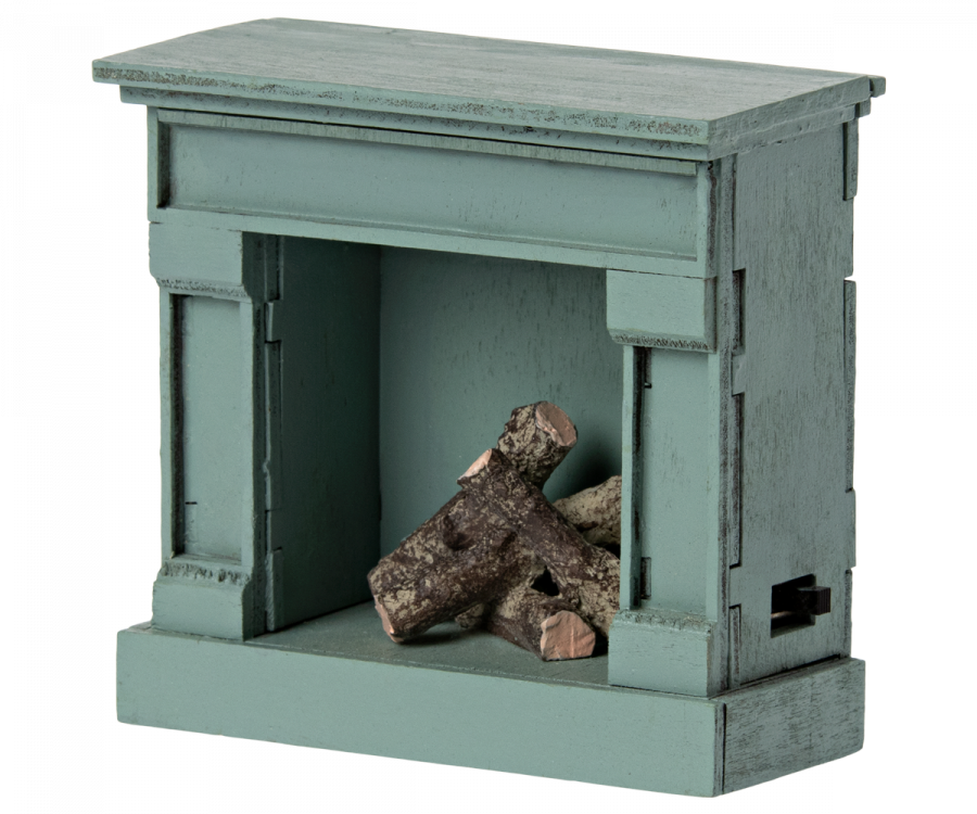 Chimenea en miniatura - Azul vintage MAILEG