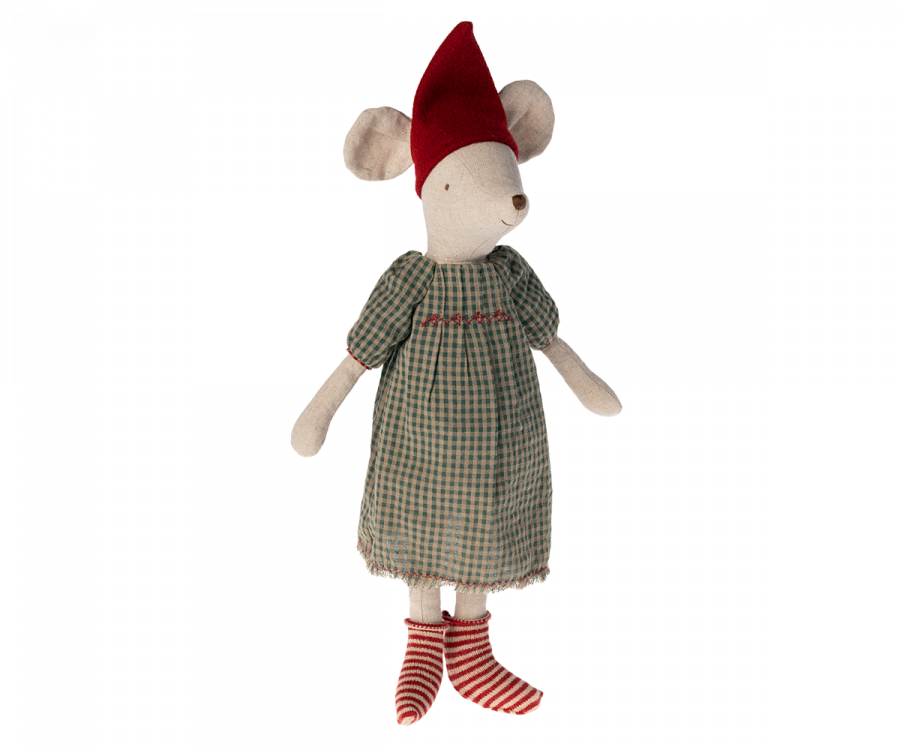 Navidad.Ratón navideño, Mediano - Chica MAILEG