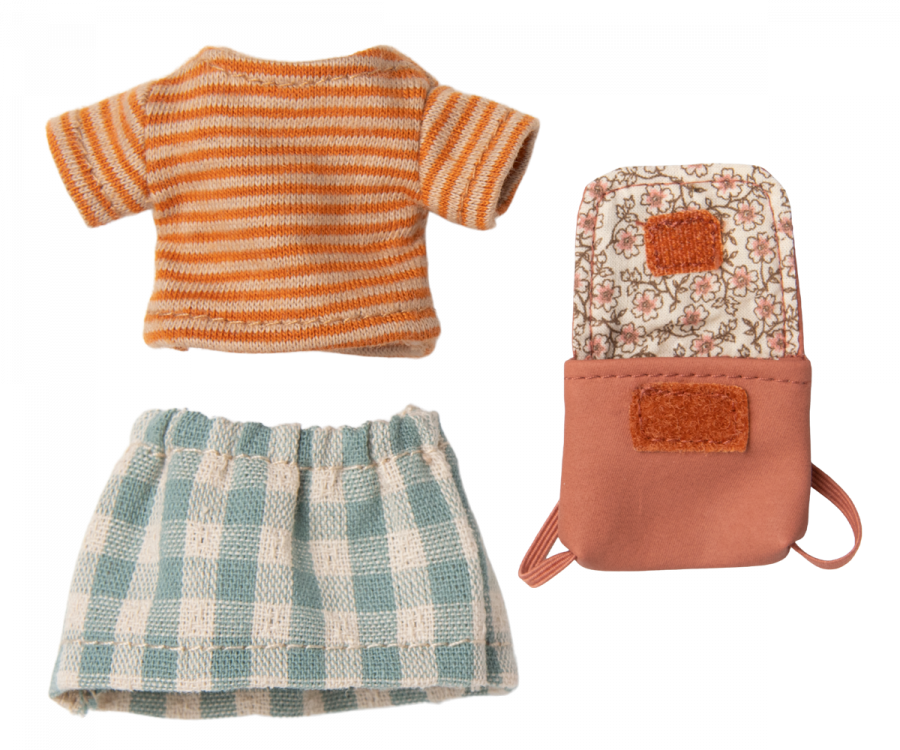 Ropa y bolso, hermana mayor - rosa viejo MAILEG