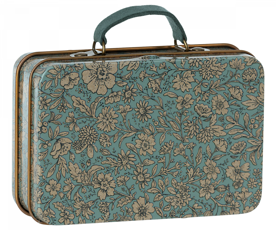 Maleta Metal viaje - Blossom - Azul MAILEG