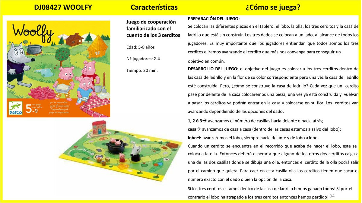 Juego Woolfy