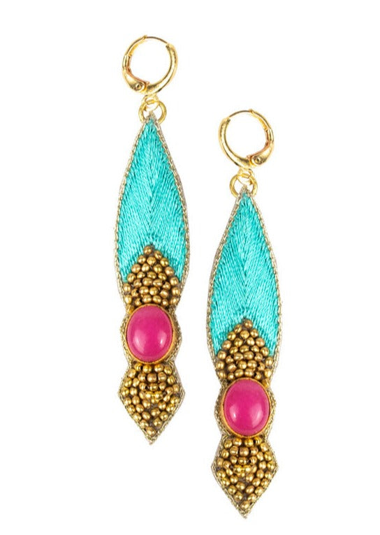 PENDIENTES BRANCA CARIBE| NAHUA PAREJA