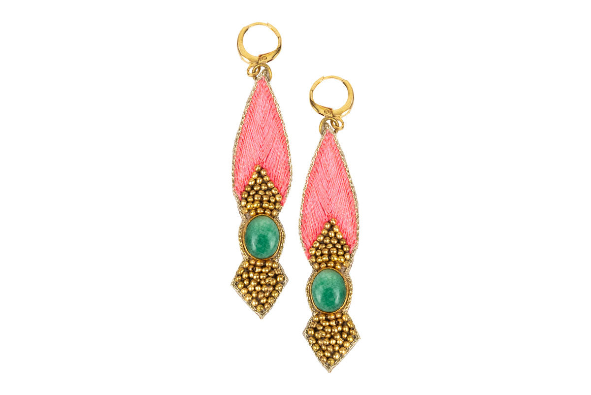 PENDIENTES BRANCA CARIBE| NAHUA PAREJA