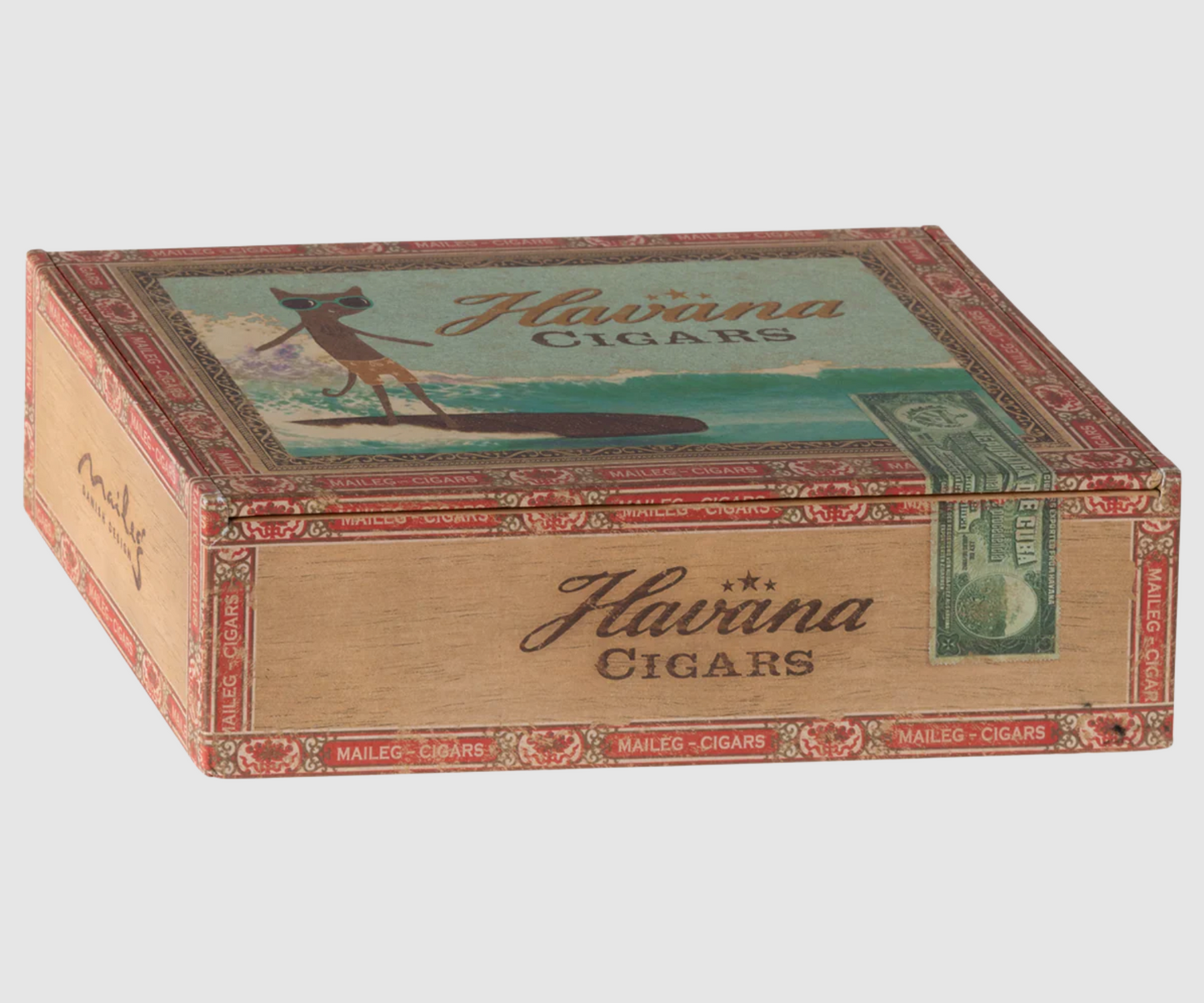 Mamá y papá ratón en caja de cigarros MAILEG