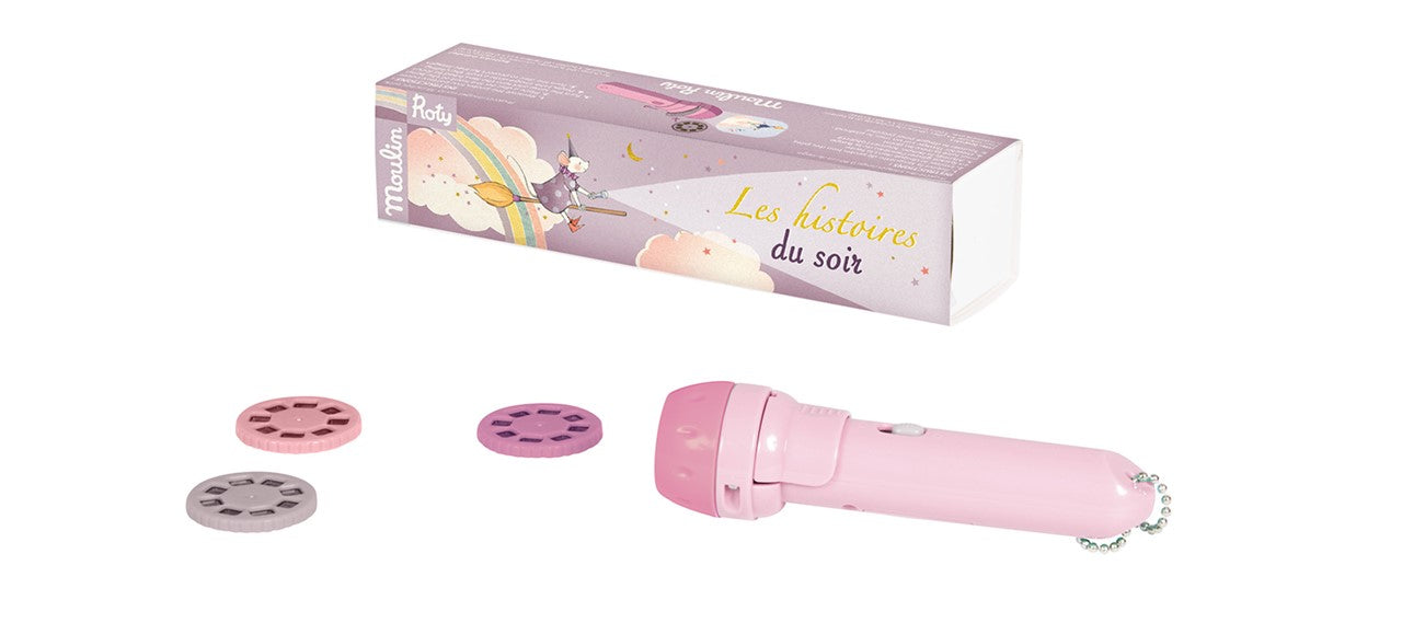 MOULIN ROTY Linterna proyector de historias Érase
