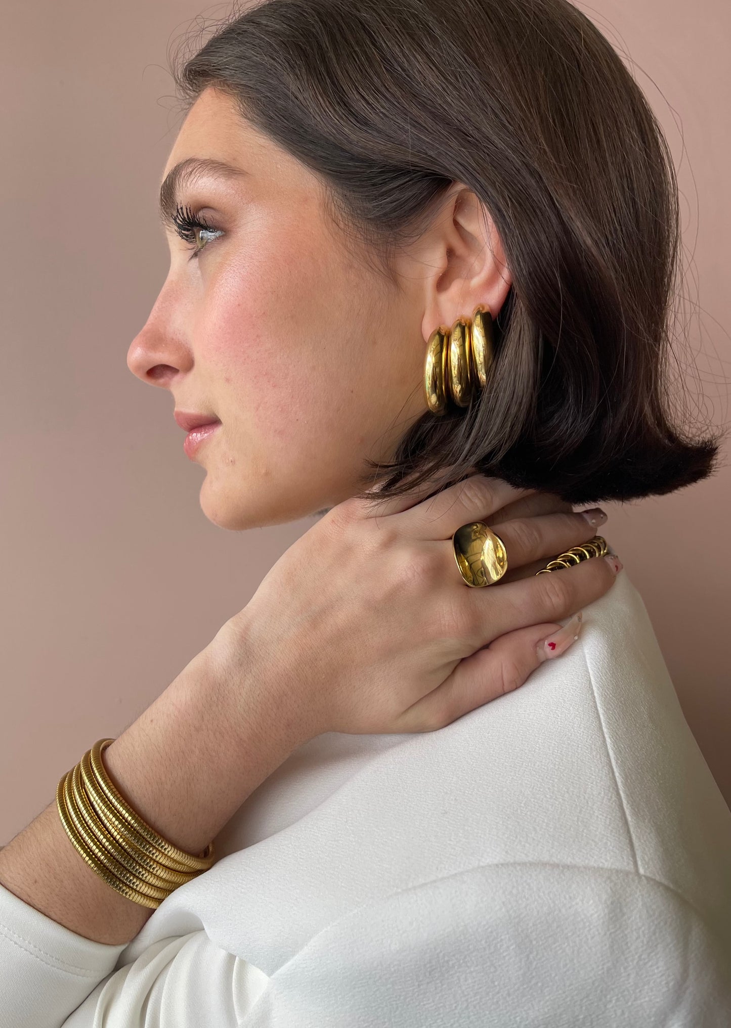 ANILLO ONDA ı ORO