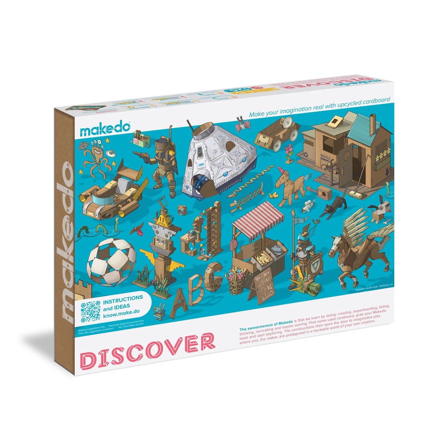 MAKEDO DISCOVER Kit de 126pcs