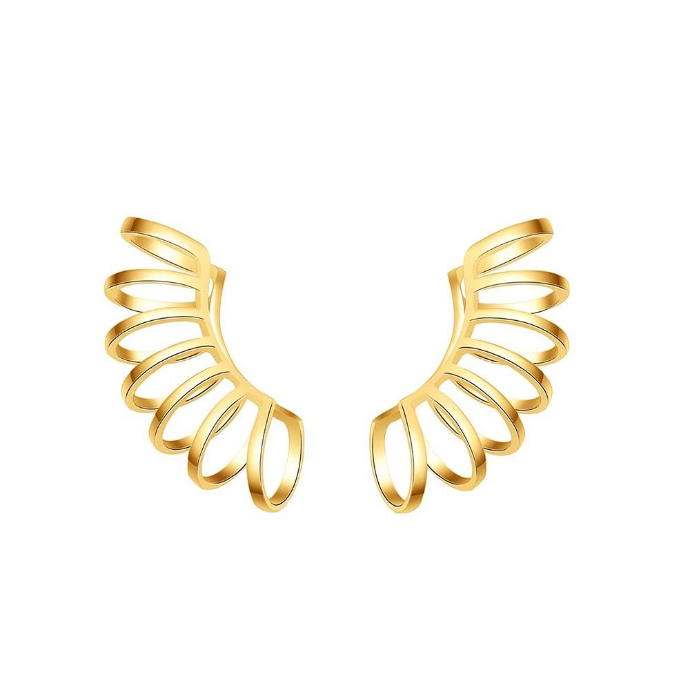 FALSO PIERCING EARCUFF MUELLE ı ORO UD.