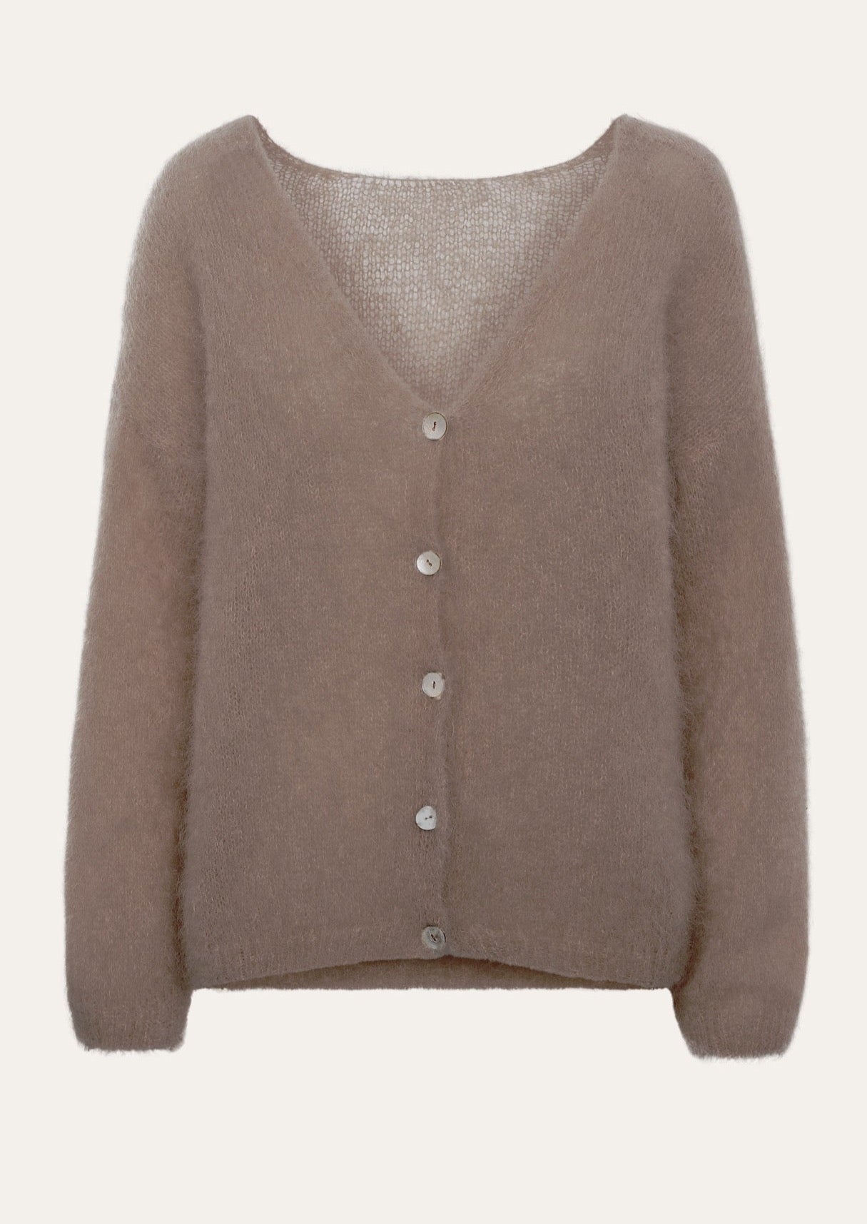 JERSEY MARRÓN CLARO MOHAIR