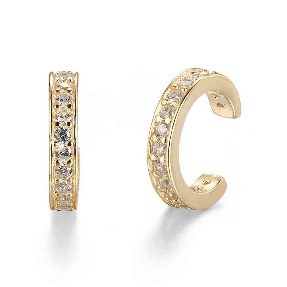 FALSO PIERCING EARCUFF ı CIRCONITAS ı ORO UD.