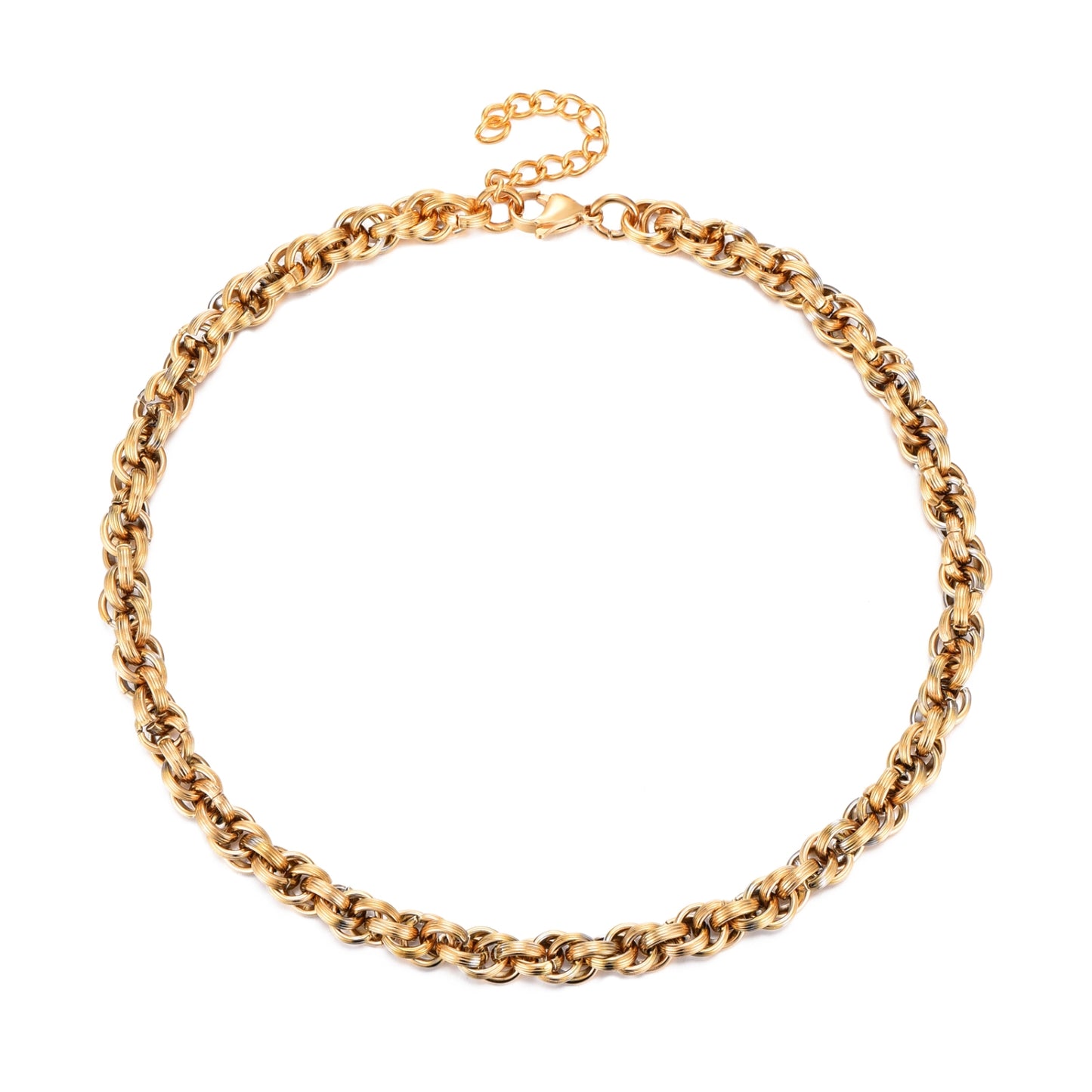 GARGANTILLA ESLABÓN ı 39+5CM ı ORO