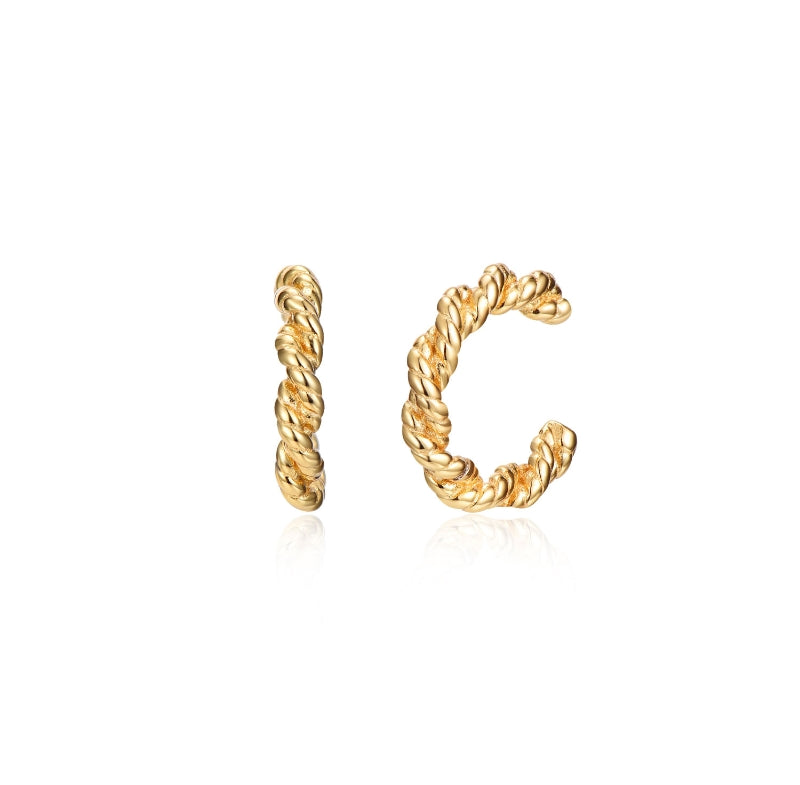 FALSO PIERCING EARCUFF CUERDA ı ORO UD.