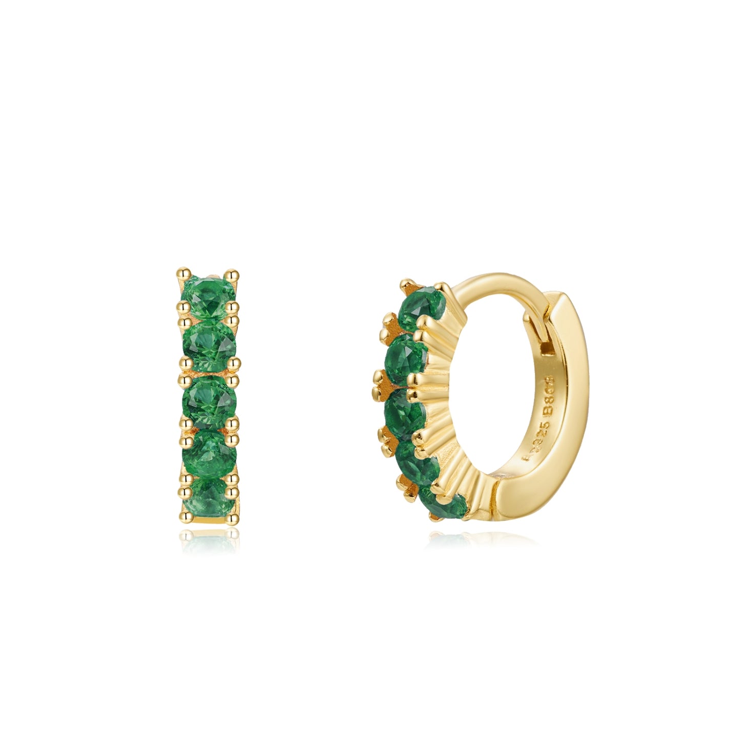 ARO MINI BASICO ı CIRCONITA VERDE ı ORO UD.