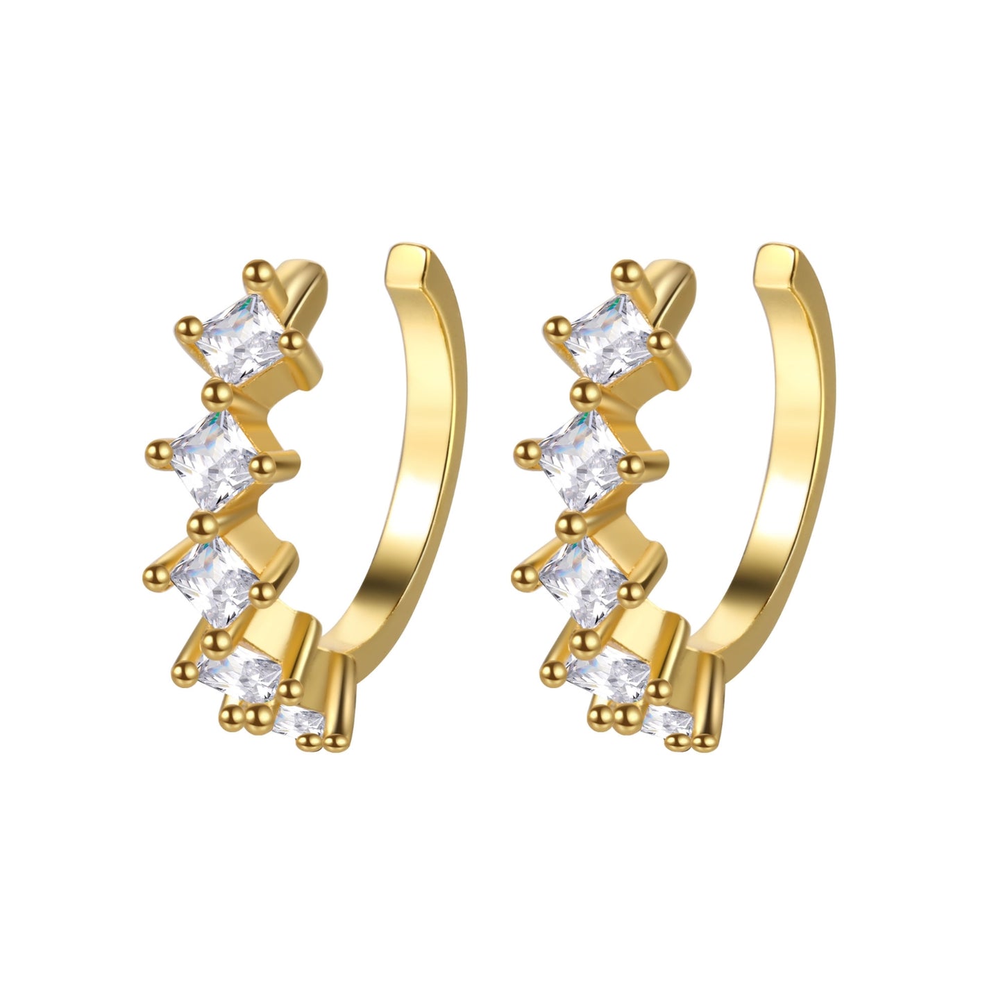 FALSO PIERCING EARCUFF ı CIRCONITAS ı ORO UD.
