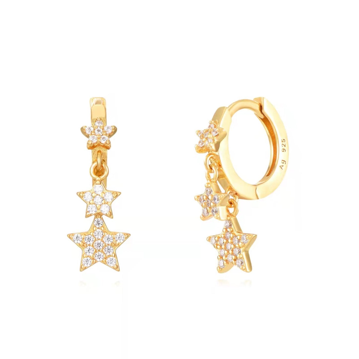 ARO MINI 3 ESTRELLAS ı CIRCONITA ı ORO UD.