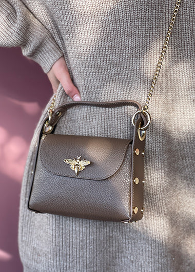 Bolso abeja grande marrón