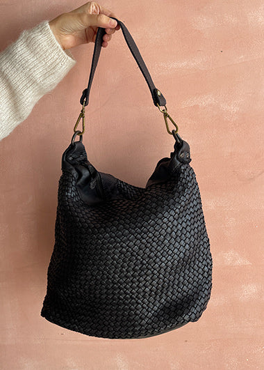 Bolso cuero trenzado pequeño