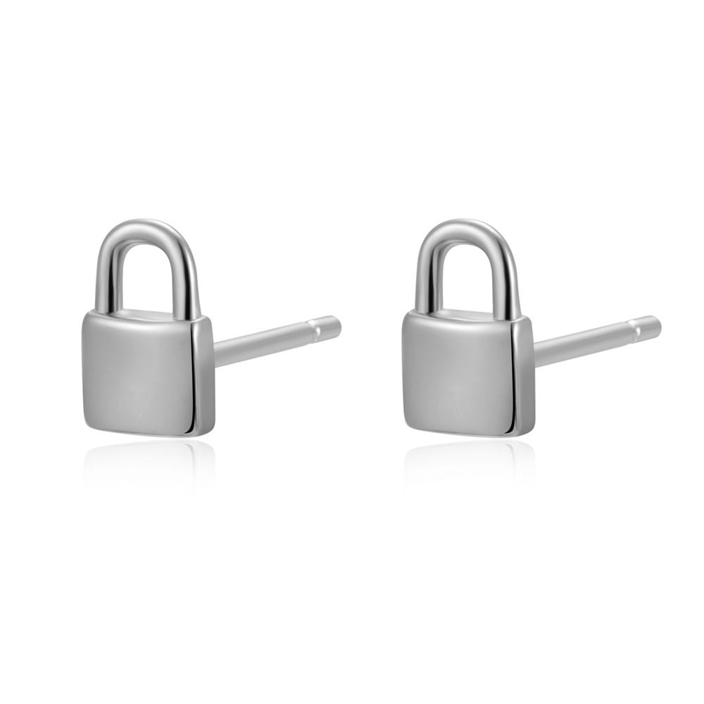 PENDIENTE SMALL CANDADO | PLATA UD.