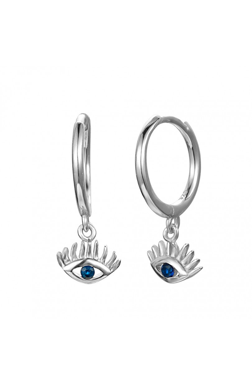 ARO MINI OJO PESTAÑAS ı CIRCONITA ı PLATA UD.