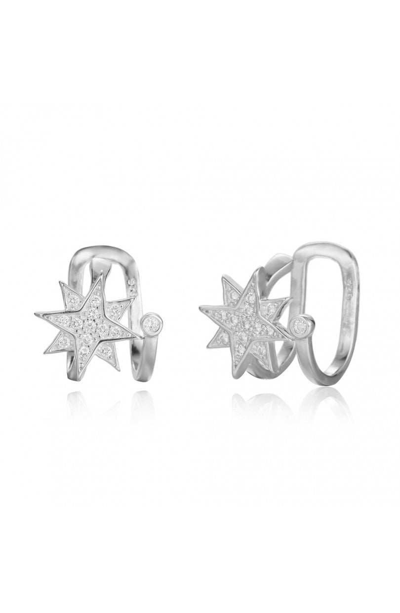 FALSO PIERCING EARCUFF ESTRELLA |CIRCONITA ı PLATA UD.