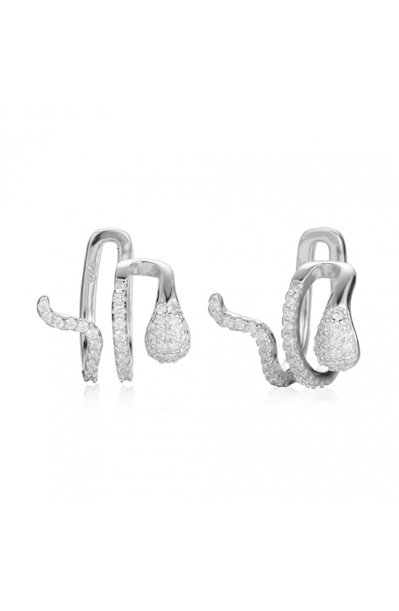 FALSO PIERCING EARCUFF SERPIENTE | CIRCONITA ı PLATA UD.