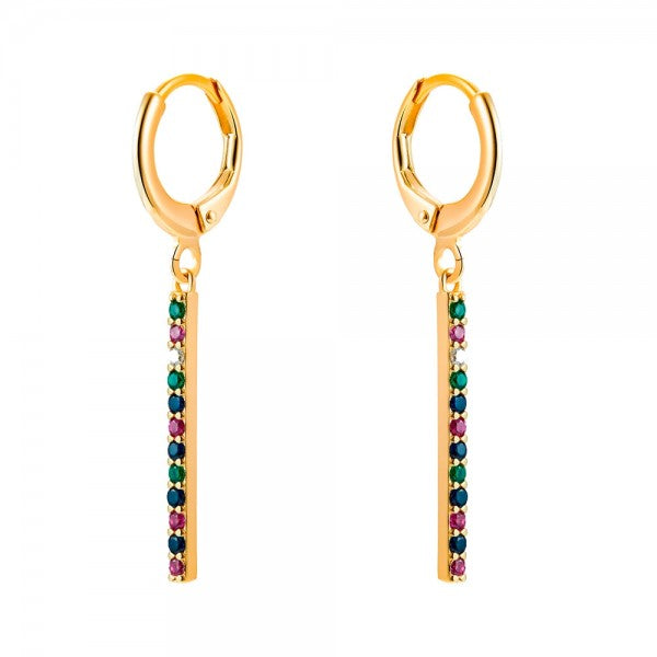 ARO MINI PALO CIRCONITAS COLOR ı ORO UD.