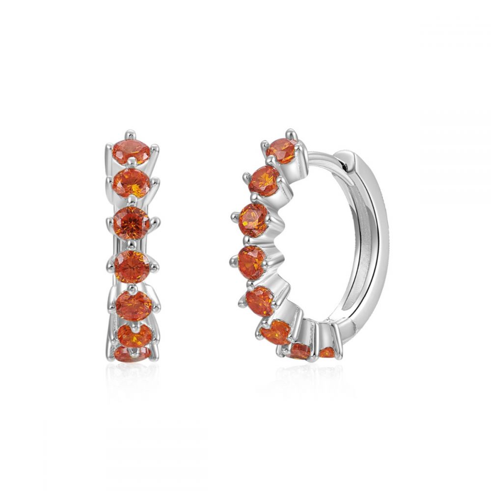 ARO MINI ı CIRCONITA NARANJA ı PLATA UD.