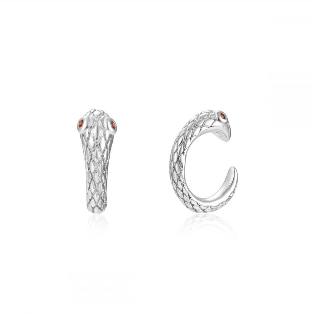 FALSO PIERCING EARCUFF SERPIENTE | CIRCONITA ı PLATA UD.