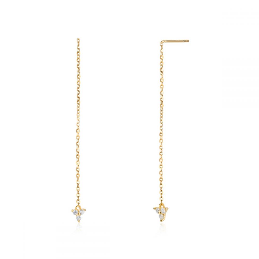 3 CIRCONITAS| ARO MINI CADENA ı ORO UD.