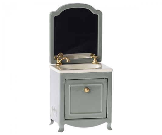 Lavabo aparador con espejo, Ratón - Gris oscuro MAILEG