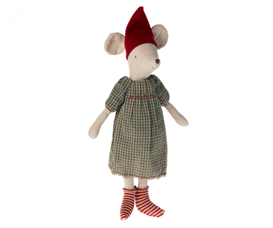 Navidad.Ratón navideño, Mediano - Chica MAILEG