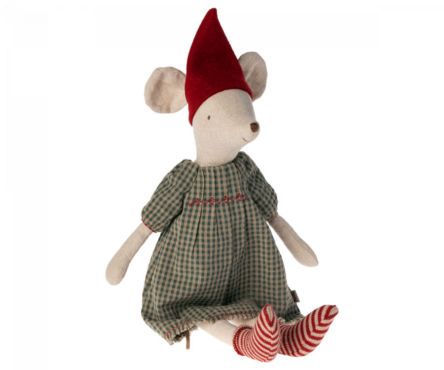 Navidad.Ratón navideño, Mediano - Chica MAILEG