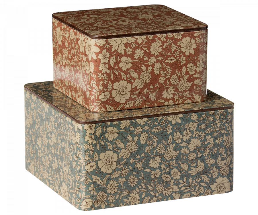 Caja de metal, Blossom - Juego de 2 piezas MAILEG