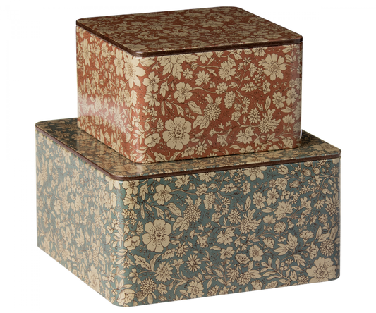 Caja de metal, Blossom - Juego de 2 piezas MAILEG