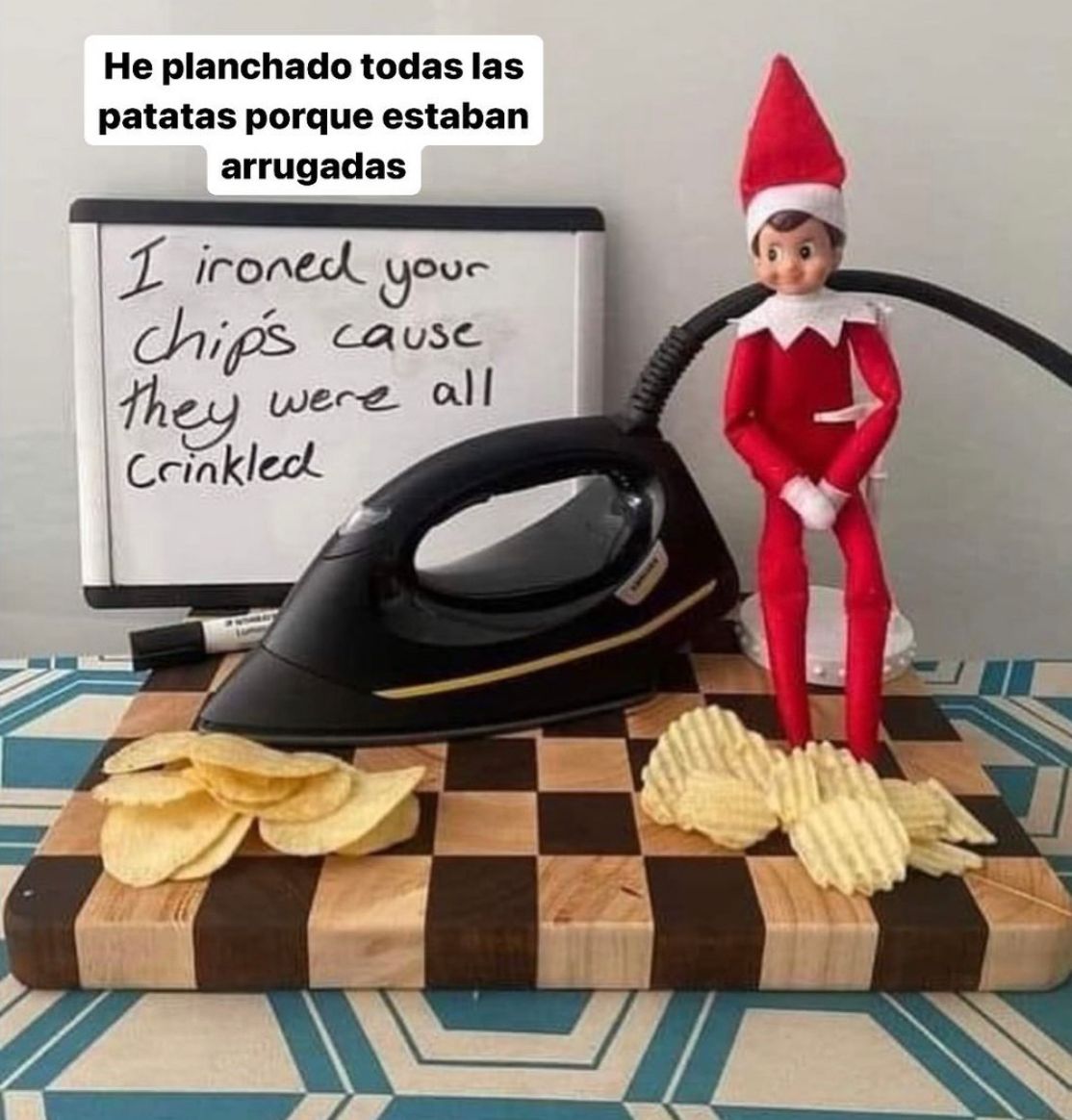 Navidad.ELF ON THE SHELF chica