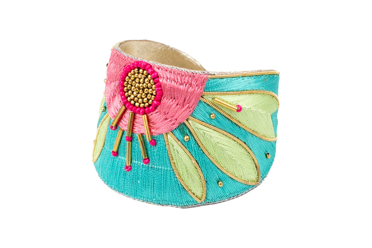 BRAZALETE APOLLON METÁLICO ORO  | NAHUA