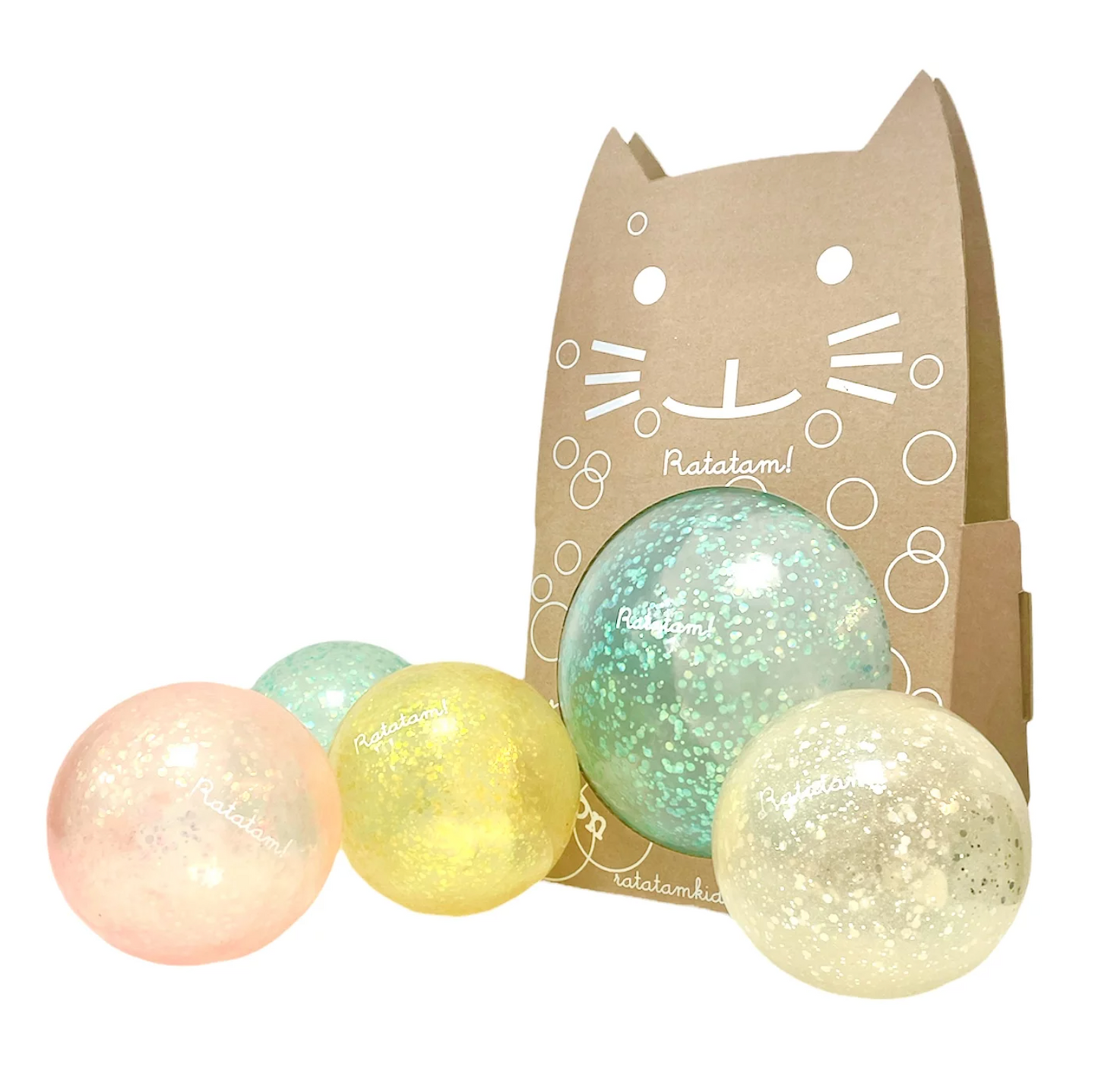 RATATAM Globo gato burbuja cobre 15 cm