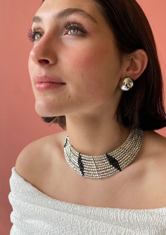 CHOKER ROMBOS ı PLATA