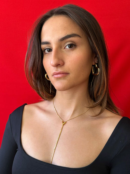 Collar Corazón Oro Y