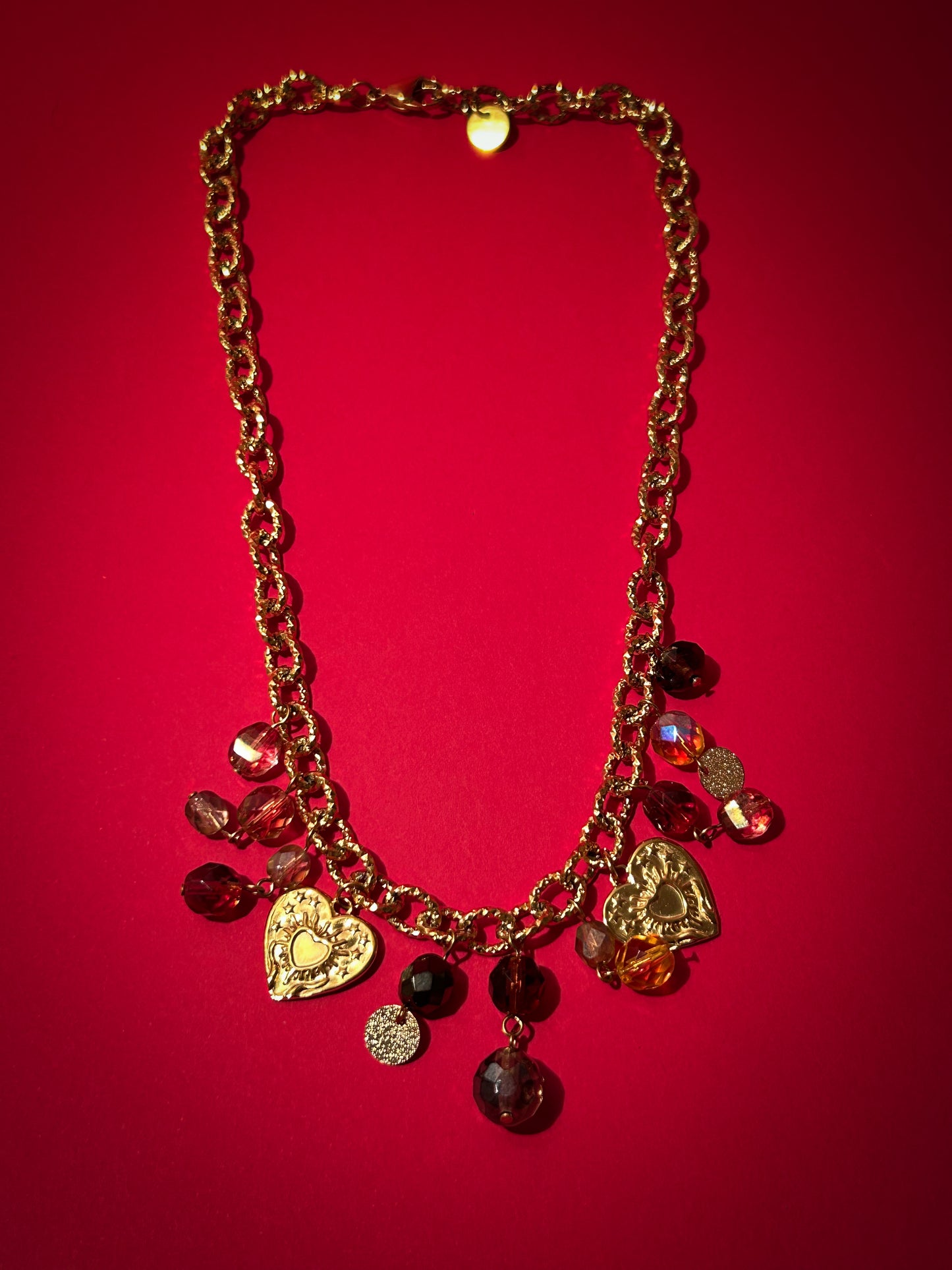 Collar charms corazón