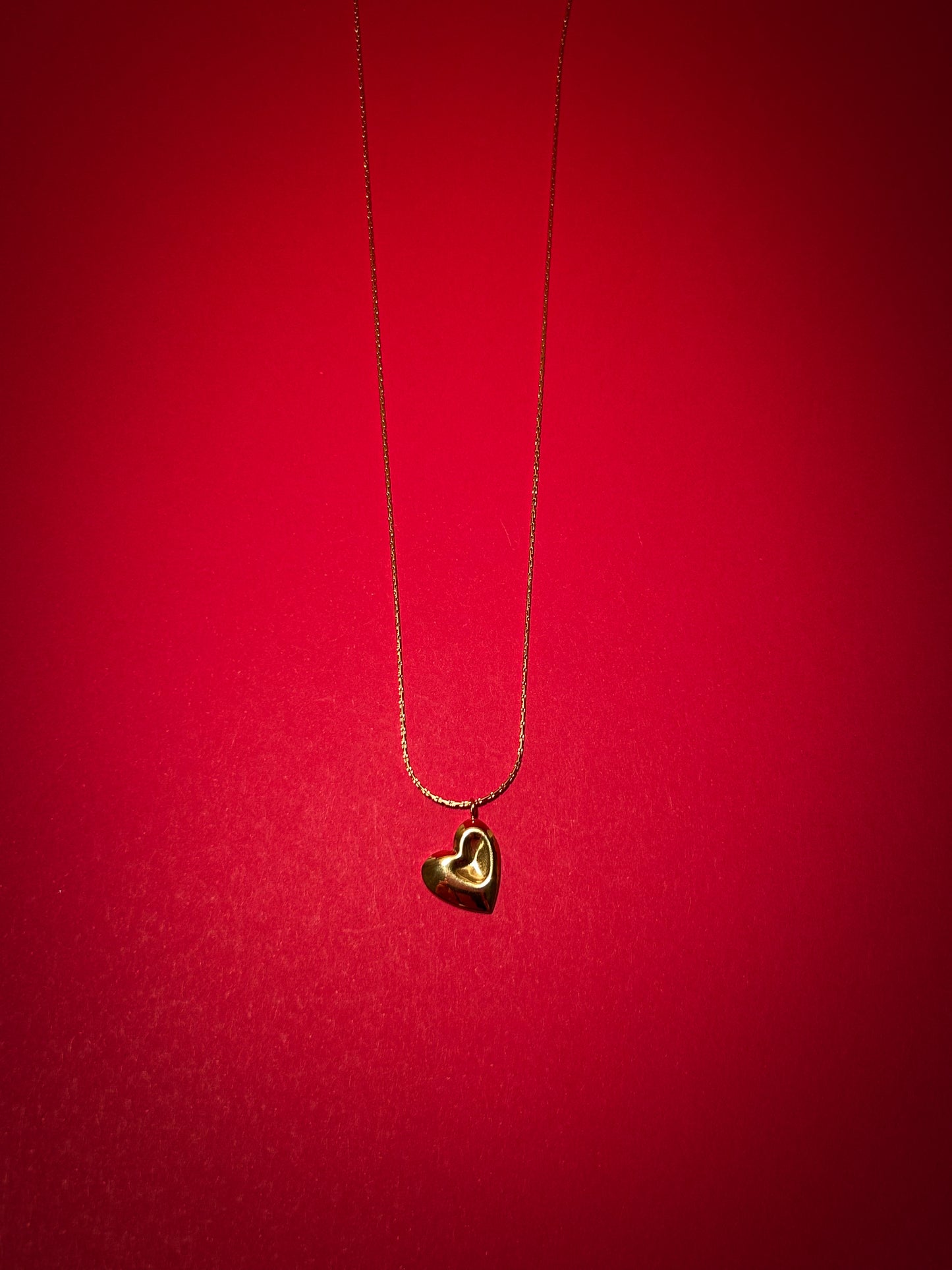 Collar corazón irregular Oro