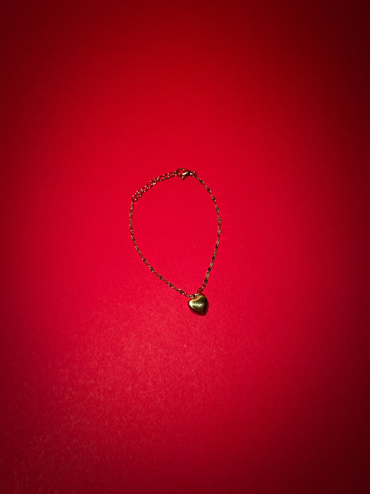 Pulsera corazón Oro