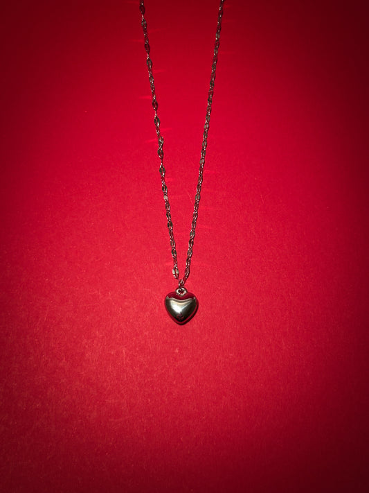 Collar Corazón Plata Cadena Especial