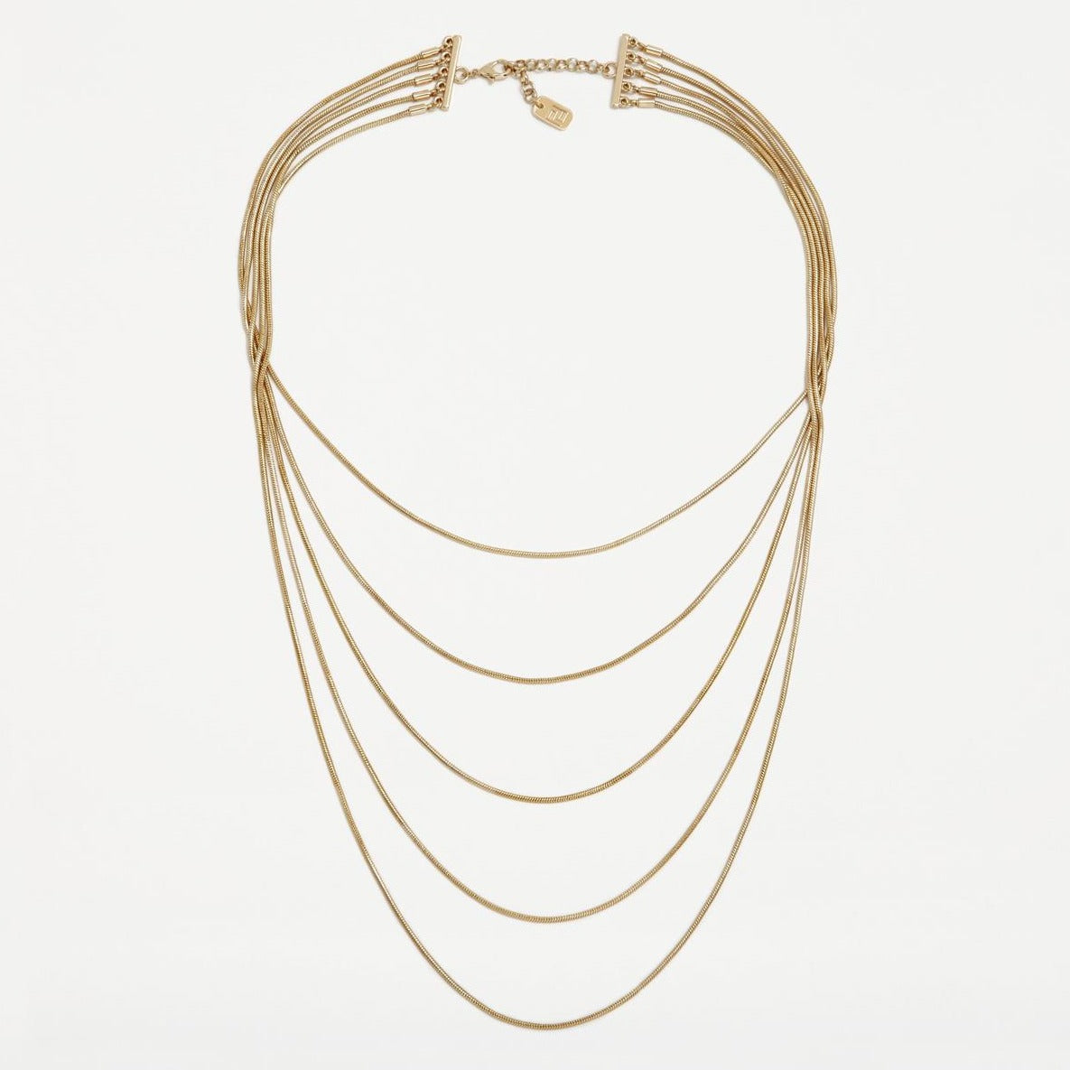 PERTEGAZ COLLAR CASCADA SNAKE DORADO