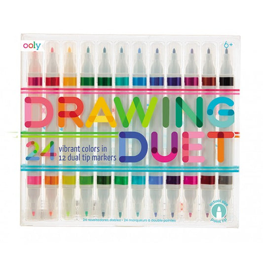 ROTULADORES DRAWING DUET DOUBLE ENDED