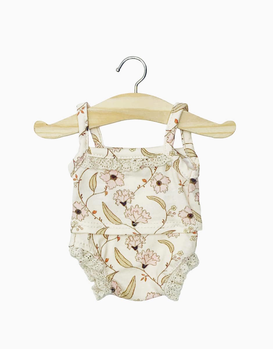 MINIKANE Les P'tits Basiques – Ropa interior para niña de punto Janelle y encaje