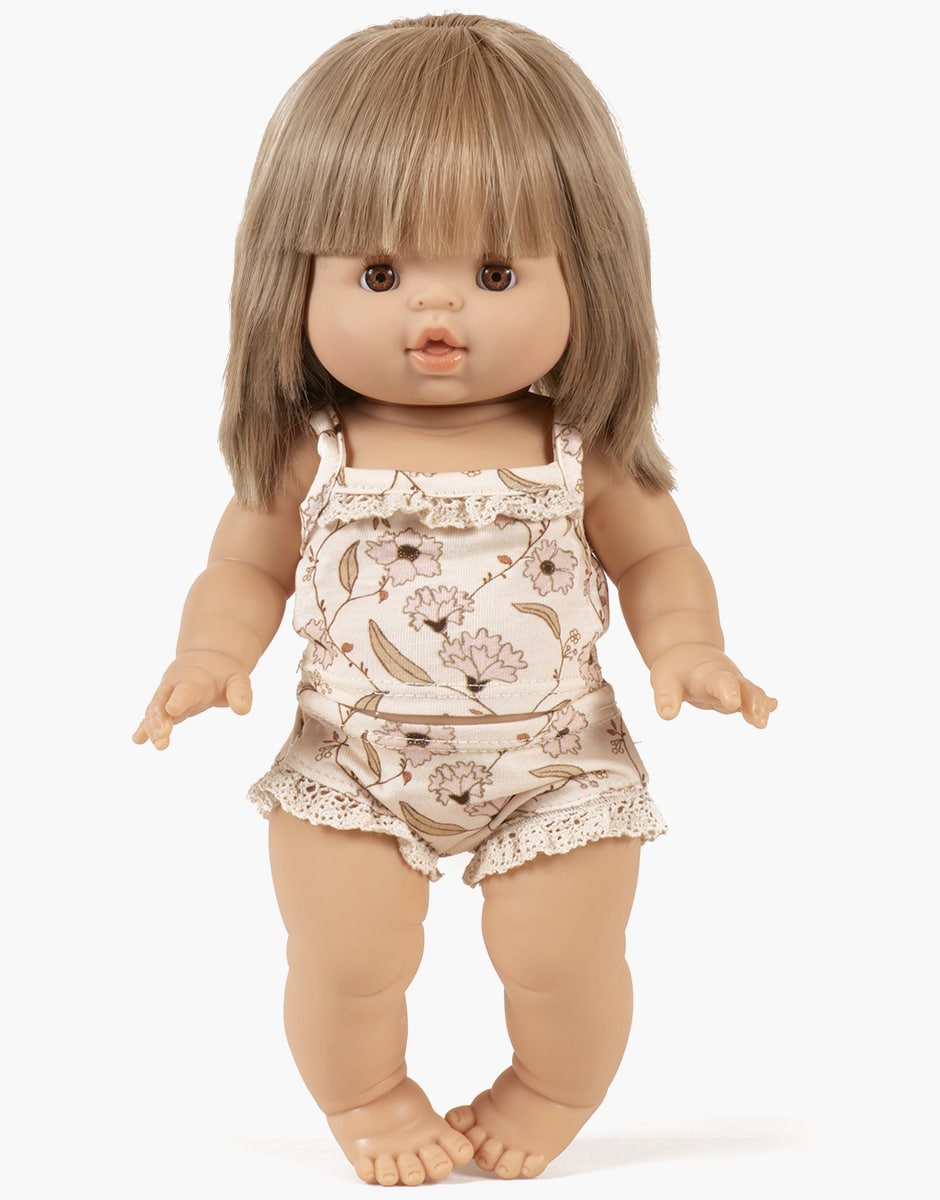 MINIKANE Les P'tits Basiques – Ropa interior para niña de punto Janelle y encaje