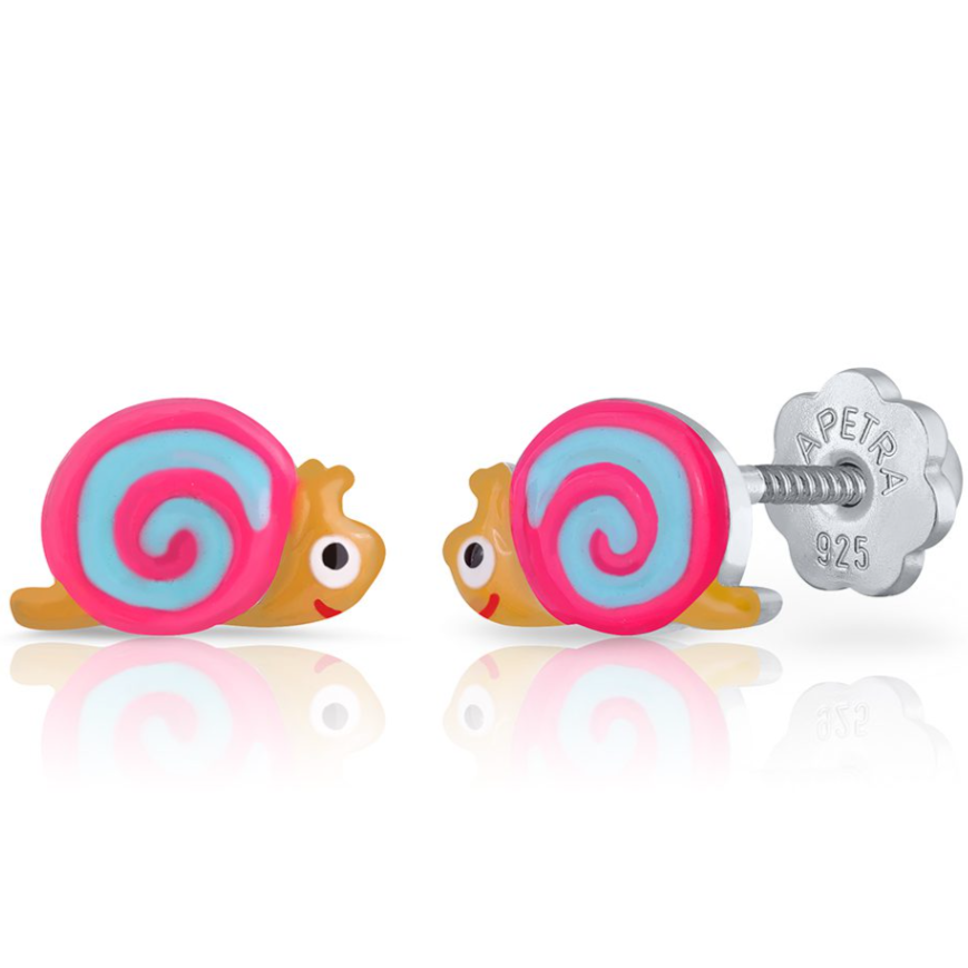 PENDIENTES CARACOL ı NIÑA