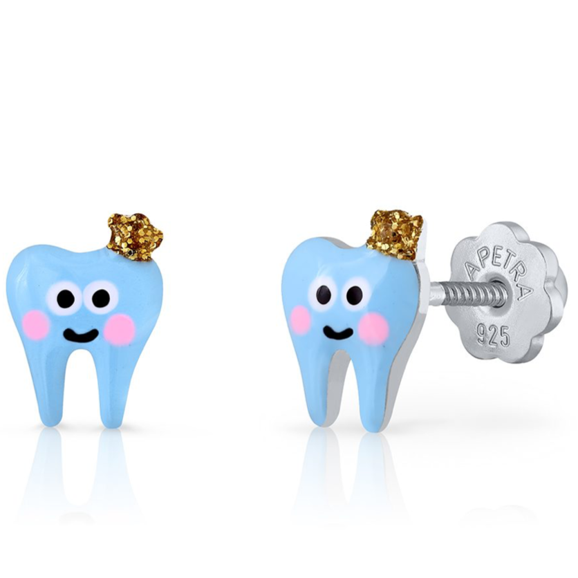 PENDIENTES MUELA AZUL ı NIÑA